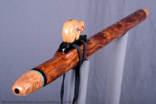 Ironwood (desert) Native American Flute, Minor, Mid A-4, #K22H (0)